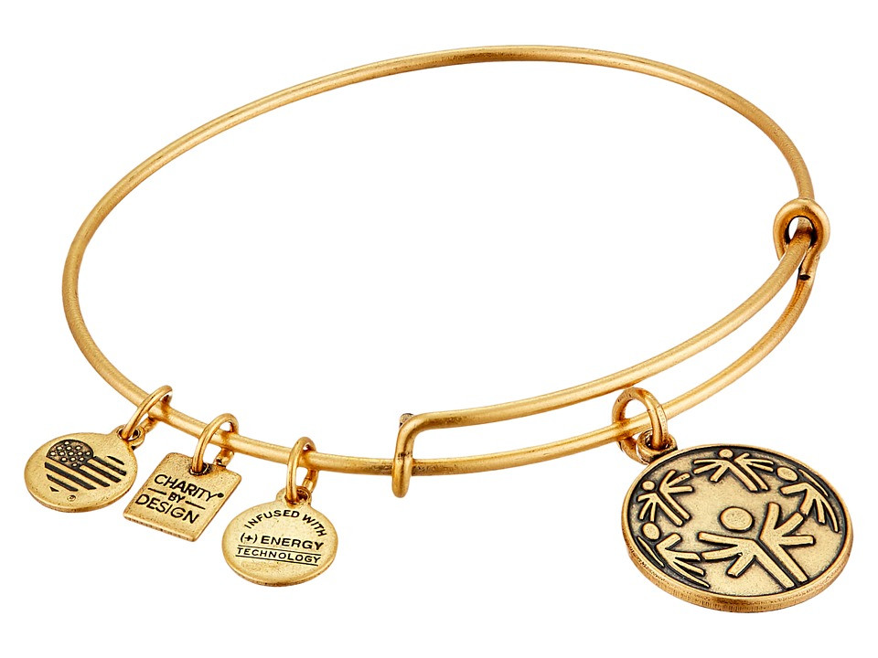 Alex and Ani - Charity By Design - Power of Unity Bracelet (Rafaelian Gold) Bracelet | Zappos