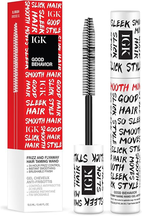 IGK Good Behavior Frizz & Flyaway Taming Wand | Instantly Smooths Flyaways, Slicks Back Styles & ... | Amazon (US)