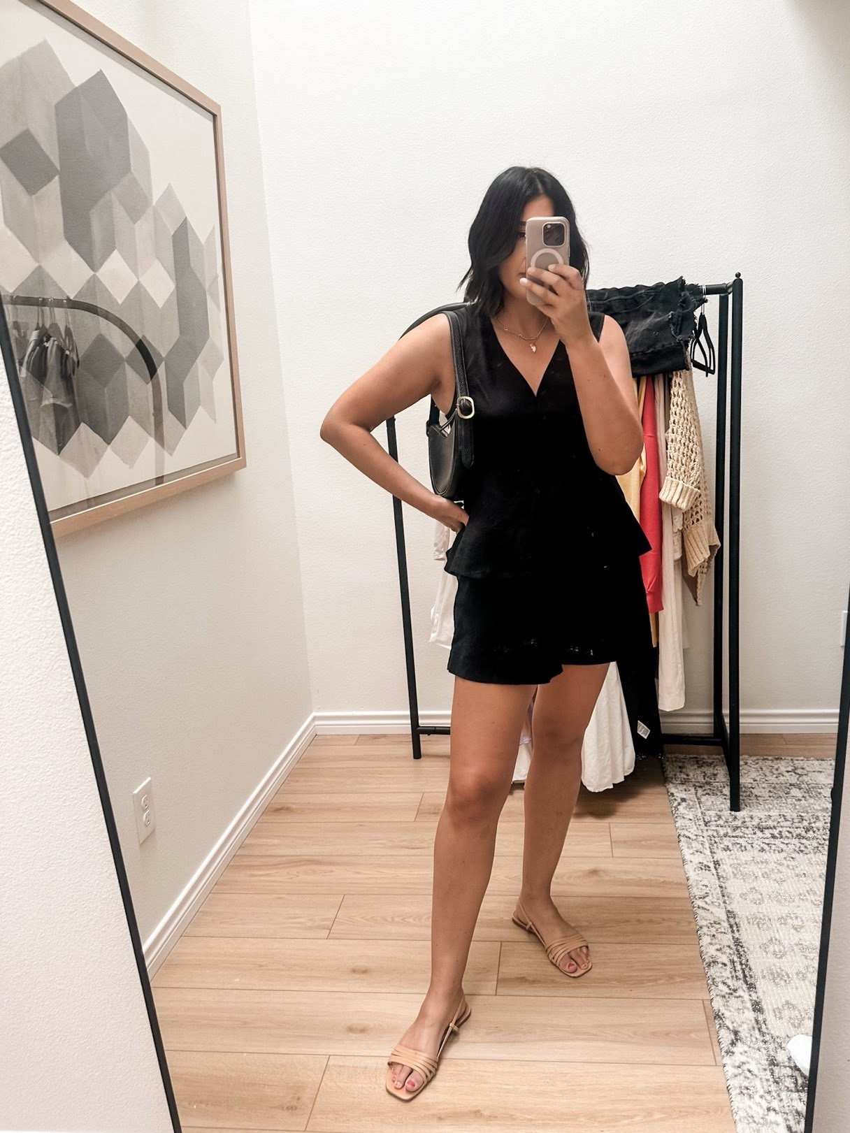 Found a peplum that doesn’t remind me of 2015! 🥹 this one from Mango is on sale, too! It’s linen, tailored but comfortable. I’m in the large.

Also these Gap shorts are a win!! I’m in the medium of the shorts, TTS!

#LTKFindsUnder100 #LTKOver40