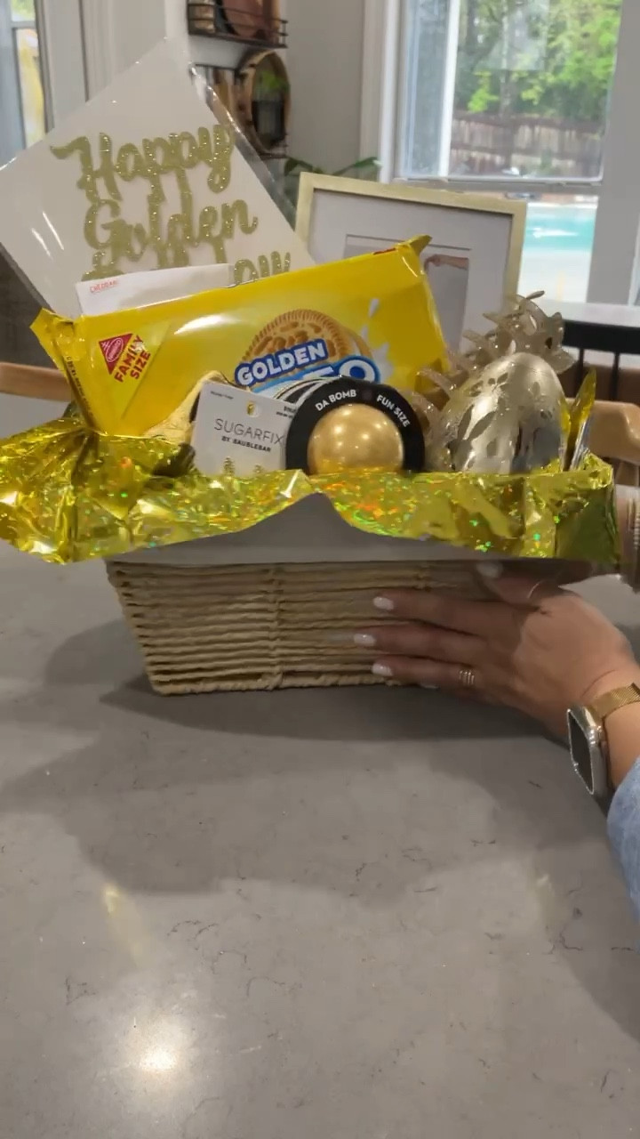 Golden Birthday Gift Idea | Gift Basket | 18th birthday gift | Gift Ideas 

#LTKVideo #LTKkids #LTKparties