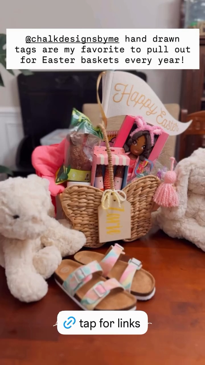 @chalkdesignsbyme hand drawn tags are my favorite to pull out for Easter baskets every year!