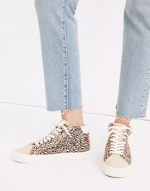 Sidewalk High-Top Sneakers in Spotted Calf Hair | Madewell