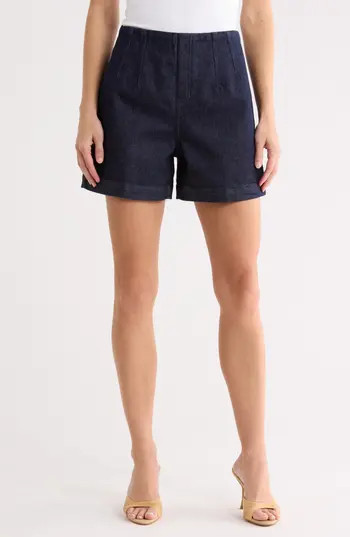 SPANX® EveryWear Zero Waistband Shorts in Raw Indigo Wash at Nordstrom Rack, Size Large | Nordstrom Rack