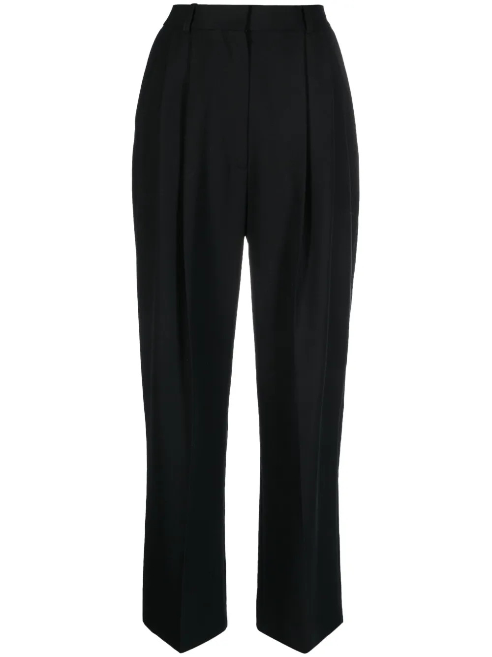 TOTEME double-pleated Tailored Trousers - Farfetch | Farfetch Global