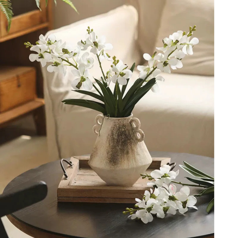 Faux Vanda Orchid Stem 24" Tall | Joss & Main