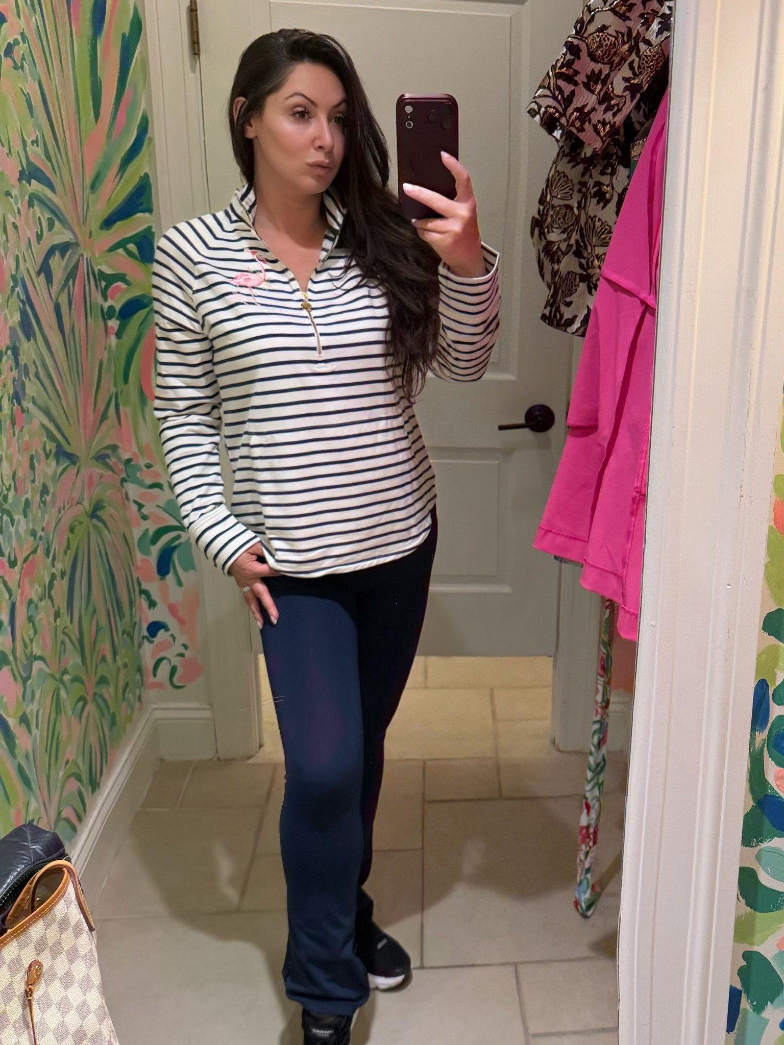 While not on sale this new collection piece from Lily Pulitzer is almost sold out ! So if you are. Stripe and pink flamingo kind of gal this might be your last chance!

#LTKmomlife #LTKSaleAlert #LTKSeasonal