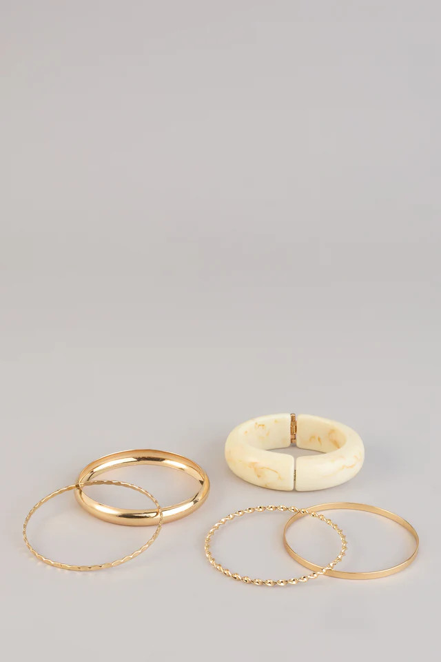 Layered Luxe Bracelet Five-Pack | Windsor Stores