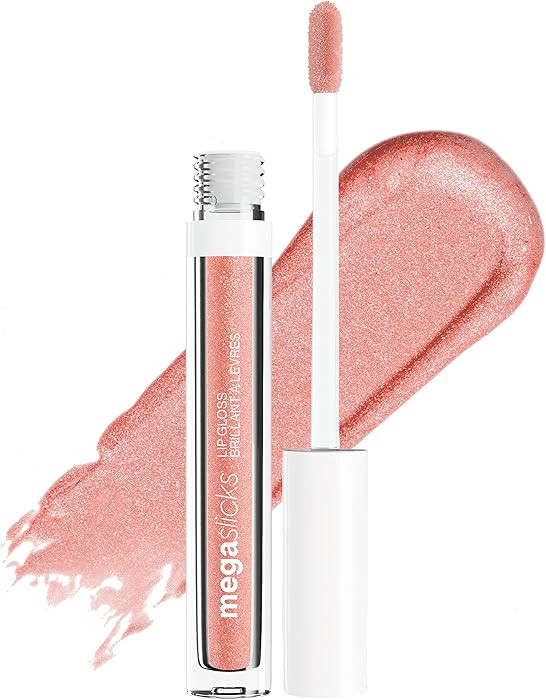 wet n wild MegaSlicks Lip Gloss, Cruelty-Free & Vegan, Ultra-Glossy, Vitamin-E Enriched, Ultra-Gl... | Amazon (US)