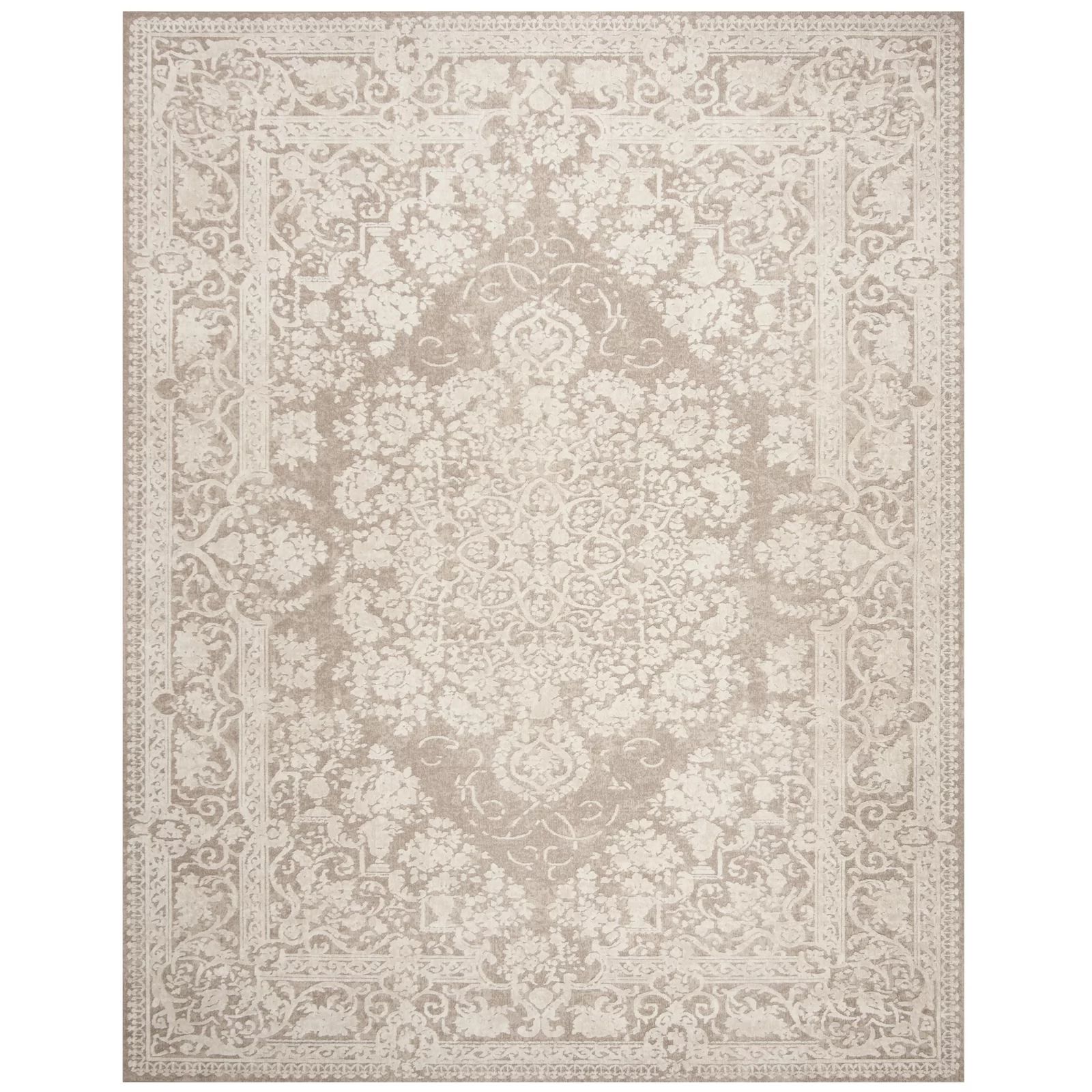 Calidia Oriental Beige/Cream Area Rug | Wayfair North America