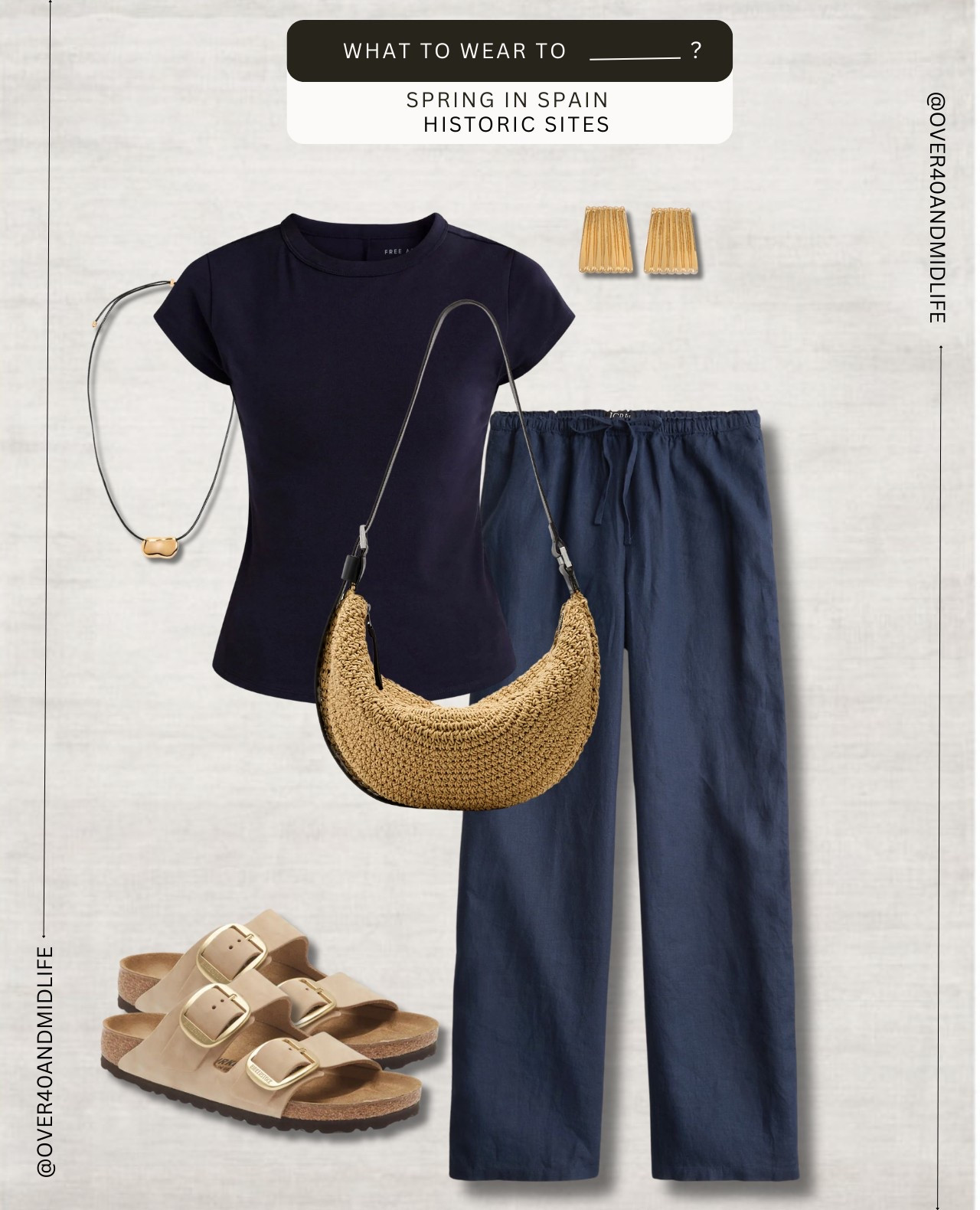  ✨Tap the bell and ❤️ for over 40 fashion, midlife style, midsize fashion and luxury looks for less. 

From London’s layered mornings, to Parisian museum strolls, to sunny beach dinners in Málaga, this capsule wardrobe has you covered. Think tailored comfort, breezy layers, and modern polish—with looks that work for sightseeing, shopping, and sipping wine outdoors.

☁️ London (60s°F): Cropped trench, wide-leg pants, soft knits, sneakers
🖤 Paris (60s–70s°F): Linen, blazers, flowing dresses, classic flats
☀️ Málaga (70s+°F): Breezy jumpsuits, cotton skirts, sandals & swimsuits

Save this for packing time—your suitcase (and your future self) will thank you. ✈️🧳
 👑"Helping you look good, feel good!" - Lindsey Denver



#MidlifeStyle #ChicTravelLooks #MinimalPacking #EuropeStyleGuide #MidlifeInStyle #EffortlessElegance

Follow my LTK @Over40andmidlife on the @shop.LTK app to view this post and get my exclusive app-only content!

#liketkit 
@shop.ltk
https://liketk.it/5dhmf

Follow my LTK @Over40andmidlife on the @shop.LTK app to view this post and get my exclusive app-only content!

#liketkit 
@shop.ltk
https://liketk.it/5dhnF