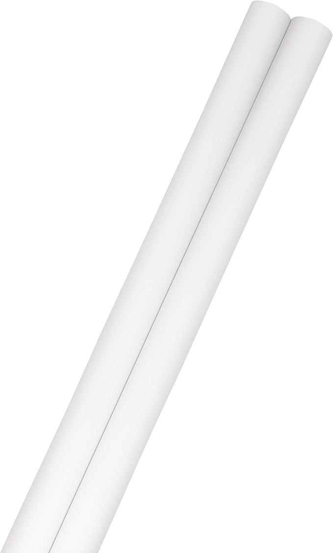 JAM Paper Gift Wrap - Matte Wrapping Paper - 50 Sq Ft Total (30 in x 10 Ft Each) - Matte White - ... | Amazon (US)