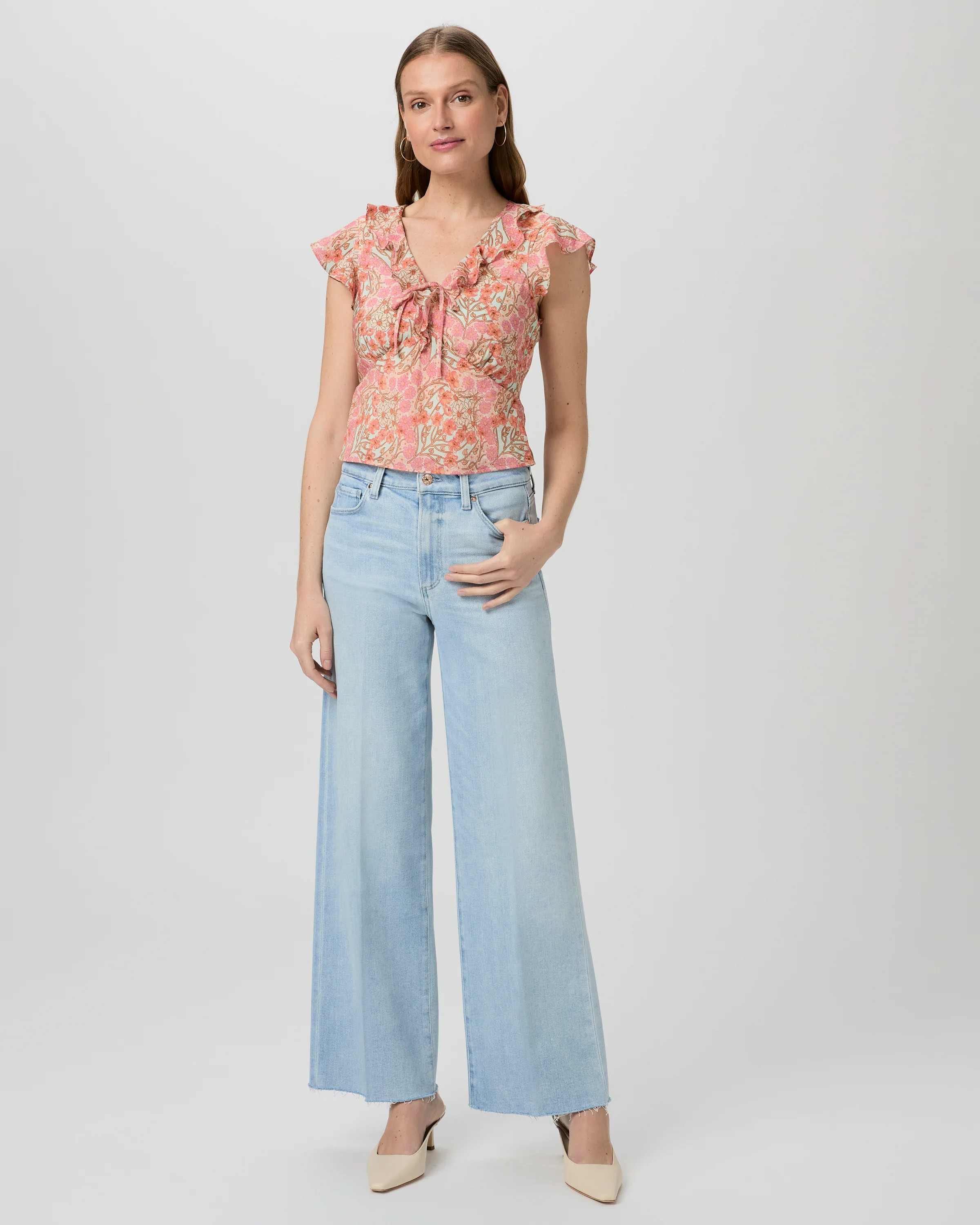 Anessa 31" Wide Leg Jean | Paige
