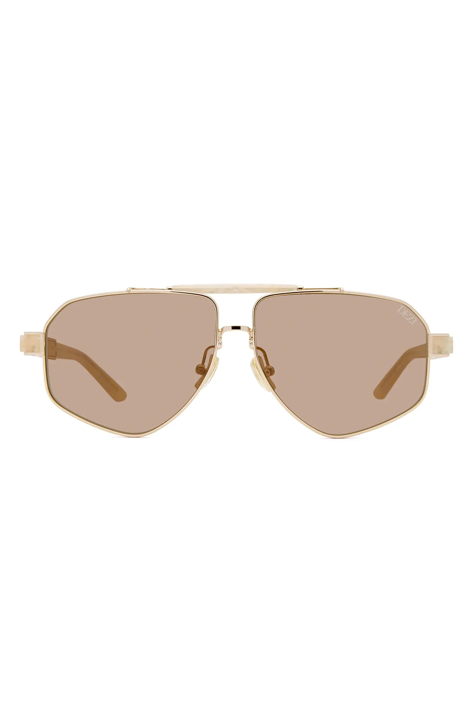 DEZI 6FT 62mm Oversize Aviator Sunglasses | Nordstrom | Nordstrom