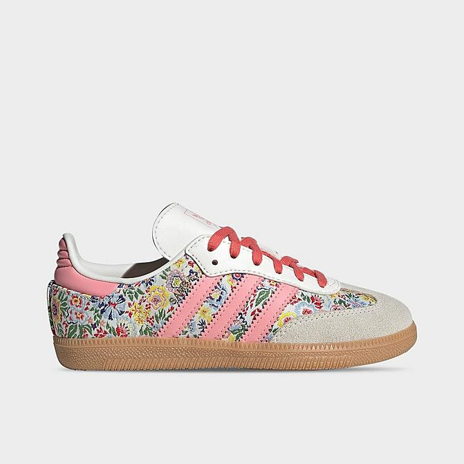 Girls' Little Kids' adidas Originals x Liberty London Samba OG Casual Shoes | Finish Line (US)