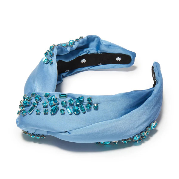 DECEMBER BLUE TOPAZ MARLENE JEWELED BIRTHSTONE HEADBAND | LELE SADOUGHI