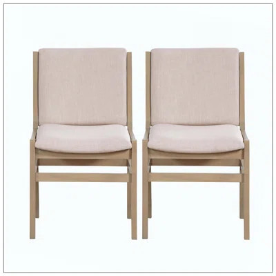 Dining Chair With Light Neutral Tone For Dining Room Seating | Wayfair North America