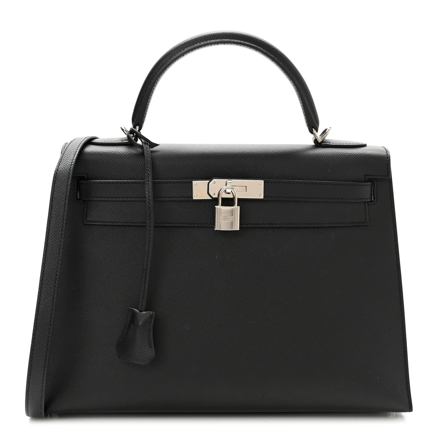 Epsom Kelly Sellier 32 Black | FASHIONPHILE (US)
