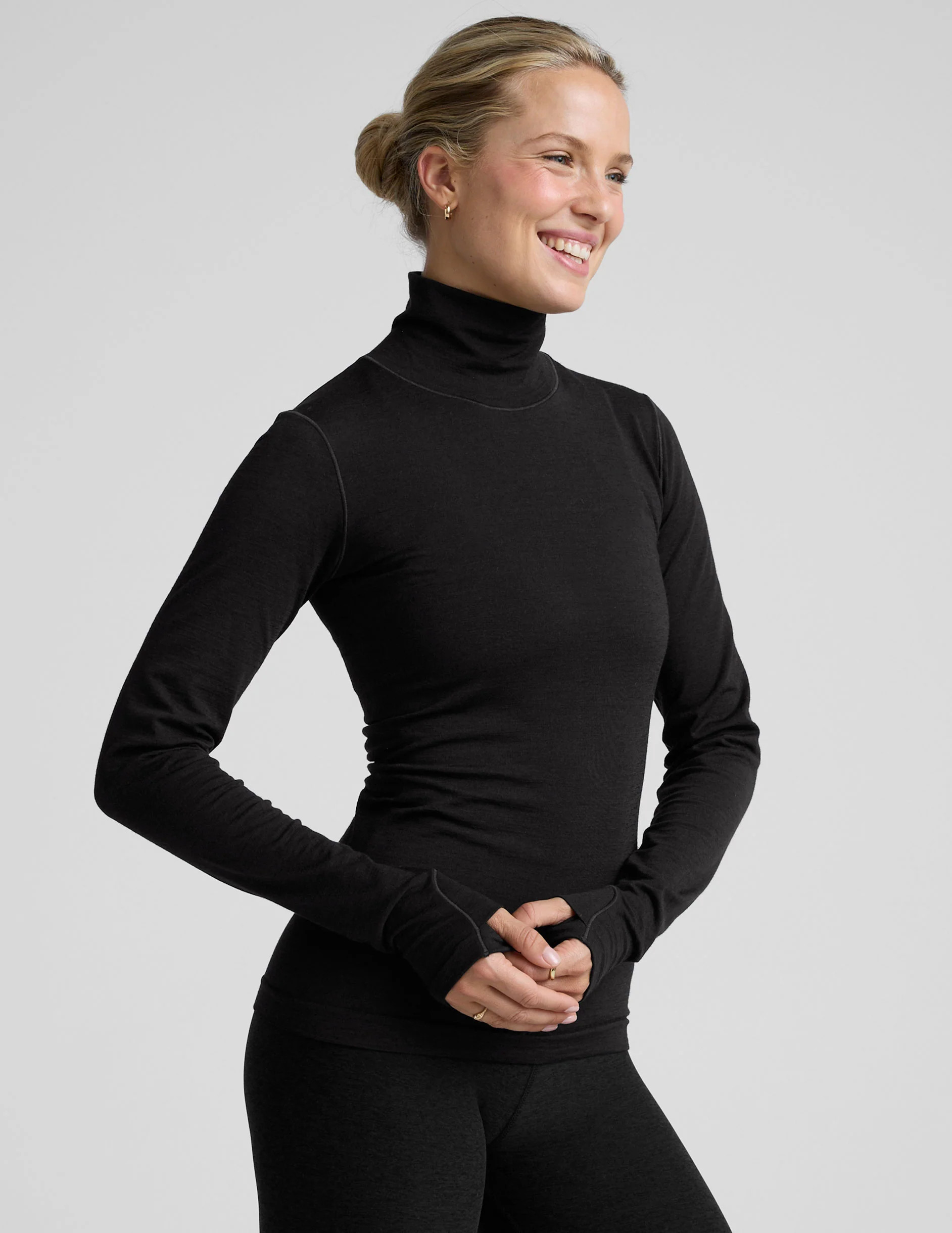 LuxeKnit Merino Wool Turtleneck | Beyond Yoga | Beyond Yoga