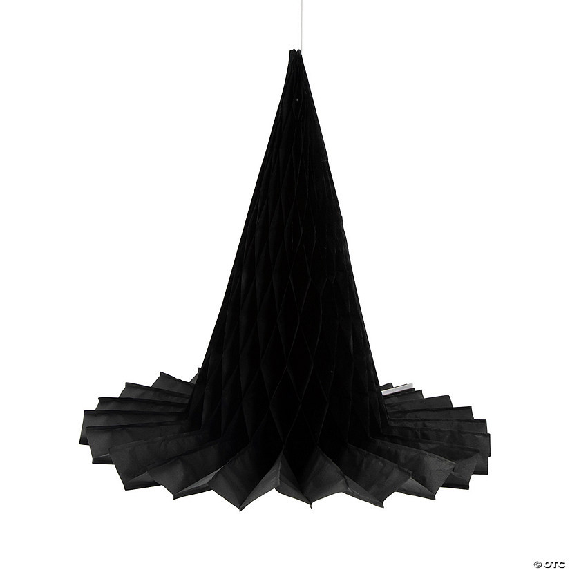 Witch Hat Hanging Honeycomb Decorations – 6 Pc. | Oriental Trading Company