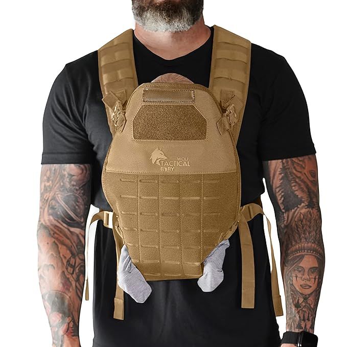 WOLF TACTICAL Toddler and Baby Carrier for Men - Dad Baby Carrier Military Mens Baby Carrier for ... | Amazon (US)