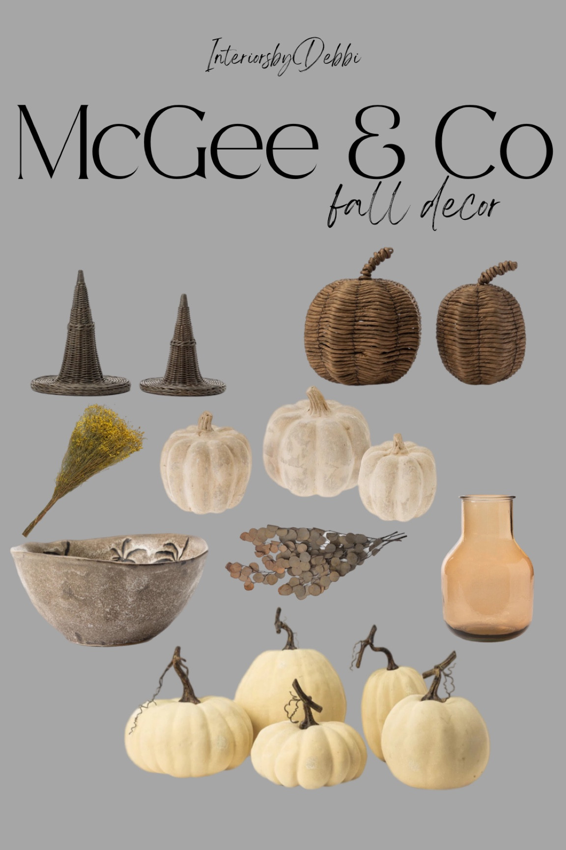 Fall Decor
Fall pumpkins, fall decorative bowl, witches hats, fall stems, amber vase, accessories, budget friendly, neutral decor, transitional decor, home decor #mcgeeandco

#LTKFind #LTKhome #LTKSeasonal