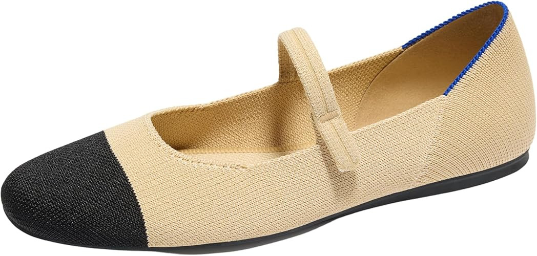 Rothy's The Square Mary Jane Women's Slip-On Shoes, Square-Toe Flats, Made from Recycled Plastic ... | Amazon (US)