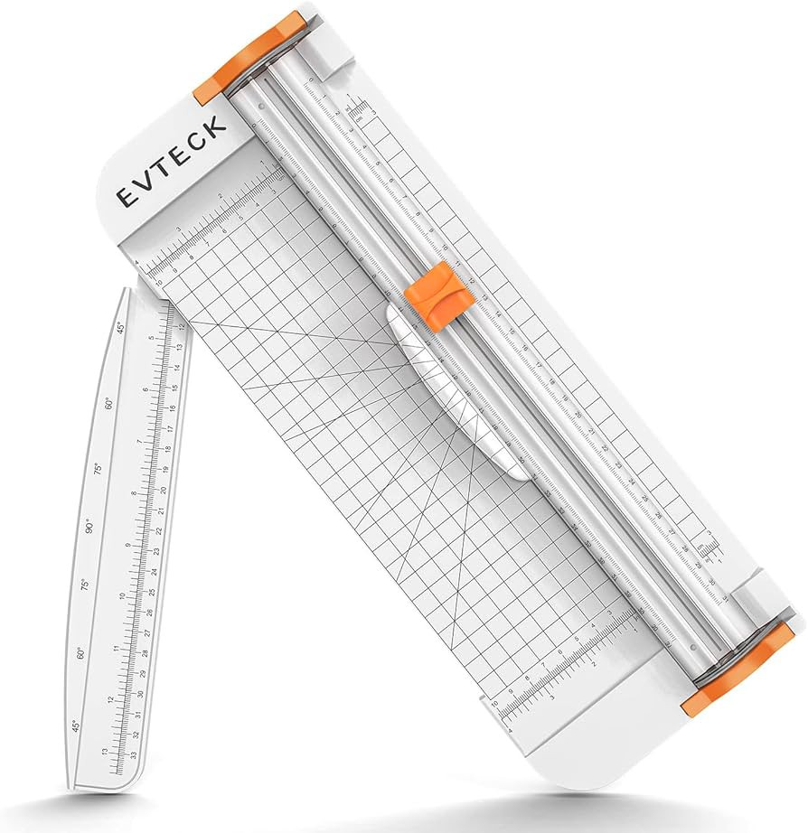 Evteck Paper Cutter 12 Inch Paper Trimmer Slider Crafting Scrapbooking Supplies for A4 Vinyl Phot... | Amazon (US)