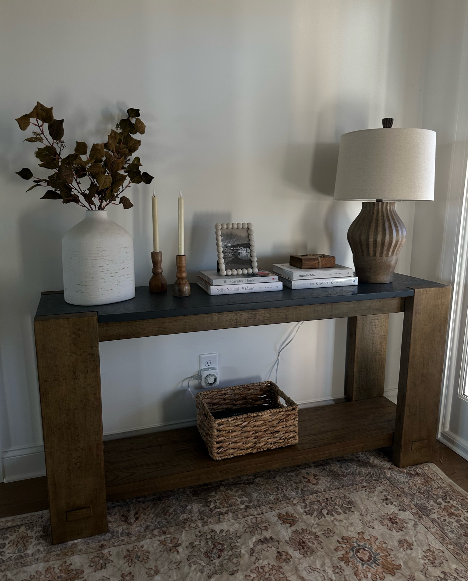 Entry way details 

Pottery barn | at home | pottery barn house | pottery barn decor | pottery barn entryway table | pottery barn table | pottery barn console table | at home decor | at home candle sticks | at home favorites | Homegoods | brown lamp | target | target decor | target home 

#LTKHome