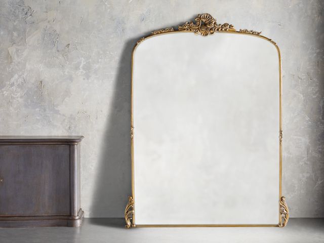 Amelie Grand Mirror in Gold | Arhaus