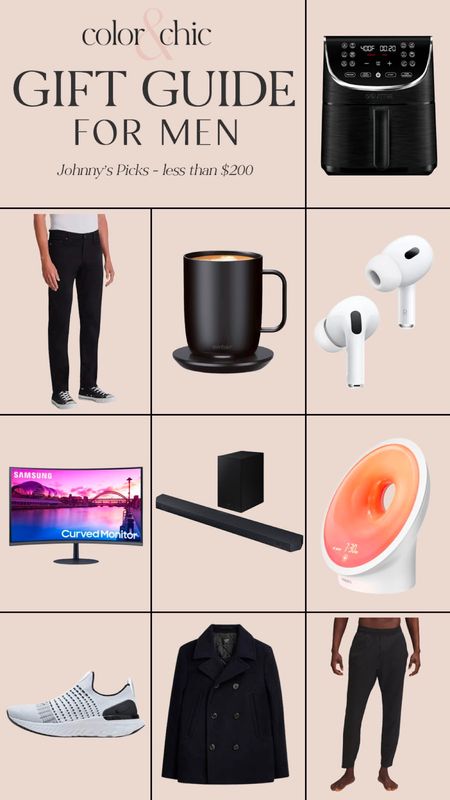 Johnnys gift guide picks for less than $200! Perfect for the men in your life. Including surround bar, AirPods, monitor and more 

#LTKGiftGuide #LTKHoliday #LTKmens