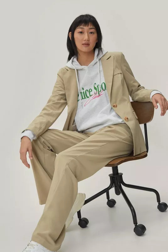 Tailored Straight Leg Smart Pants | NastyGal (UK, IE)