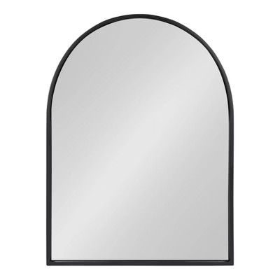 24" x 32" Valenti Framed Arch Mirror Black - Kate and Laurel: Modern Metal, Wall-Mounted, Espejo ... | Target