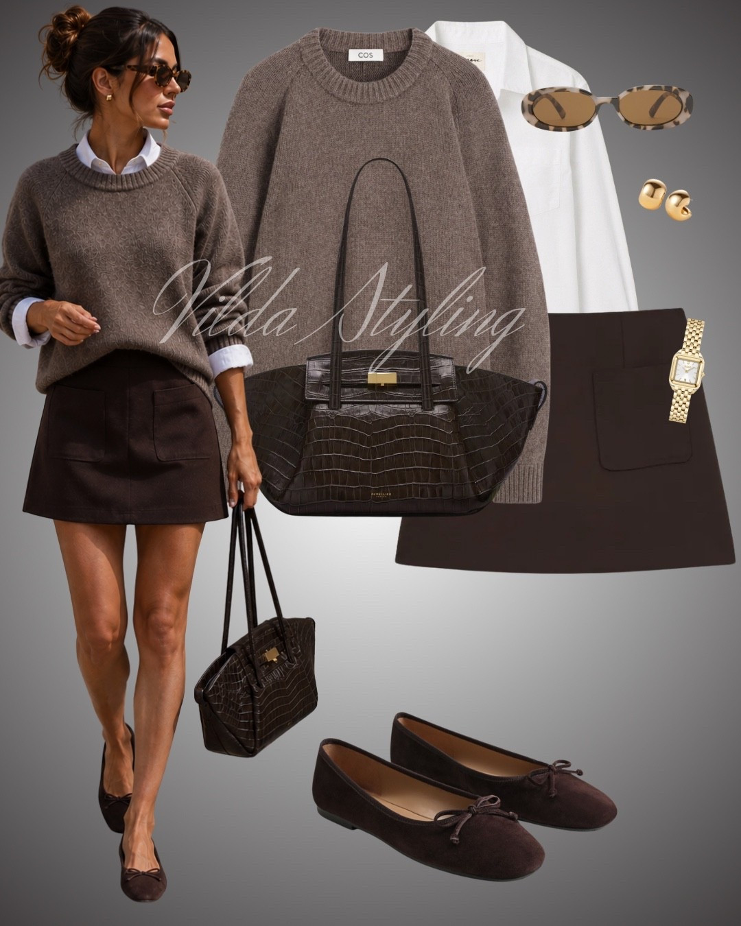Chocolate brown season 🤎🍂 A chic everyday look with a cosy knit layered over a crisp white shirt, mini skirt, ballet flats and timeless accessories. Effortless, polished & perfect for early fall.


#LTKStyle #FallStyle #AutumnOutfit #ChocolateBrown #EverydayStyle

#LTKautumn #LTKworkwear #LTKstyletip
