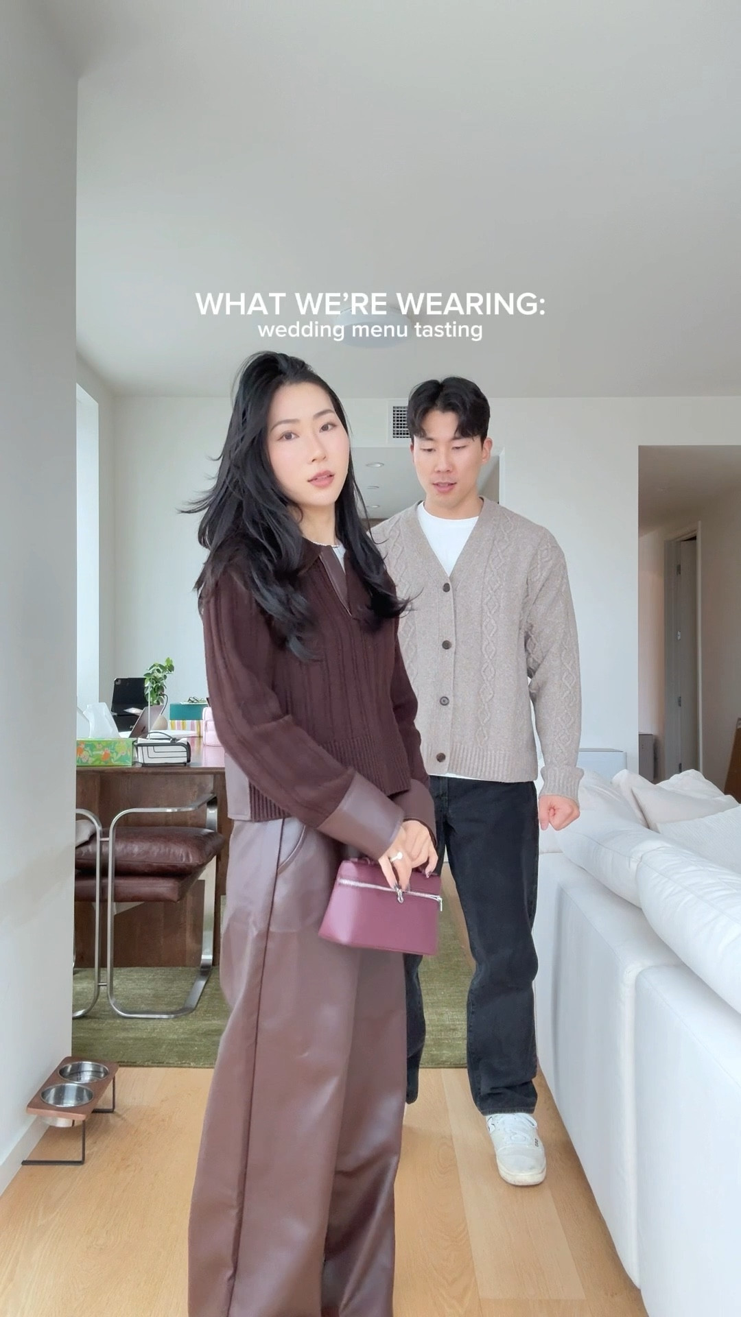 our outfits to go wedding menu tasting 🫢🤍

#LTKStyleTip #LTKWedding