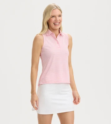 Oxford Pique Sleeveless Polo | Renwick