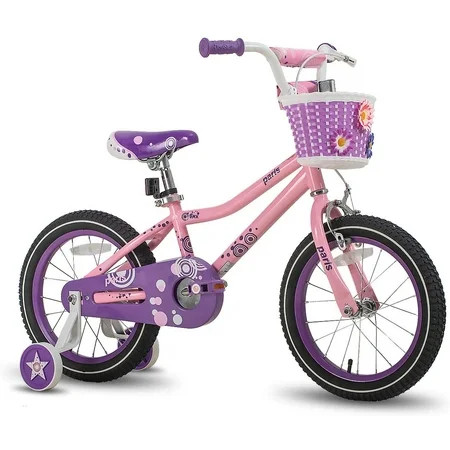 JOYSTAR Paris Girl s Bike for Ages 3-9 Years Old Children Bike with Training Wheels for 12 14 16 18  | Walmart (US)