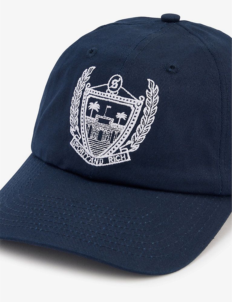 Beverly Hills crest-embroidered canvas cap | Selfridges