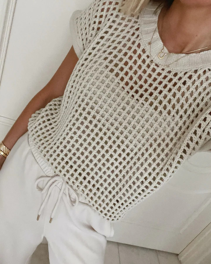 Splendid x @Cellajaneblog Pointelle Sweater Vest | Splendid