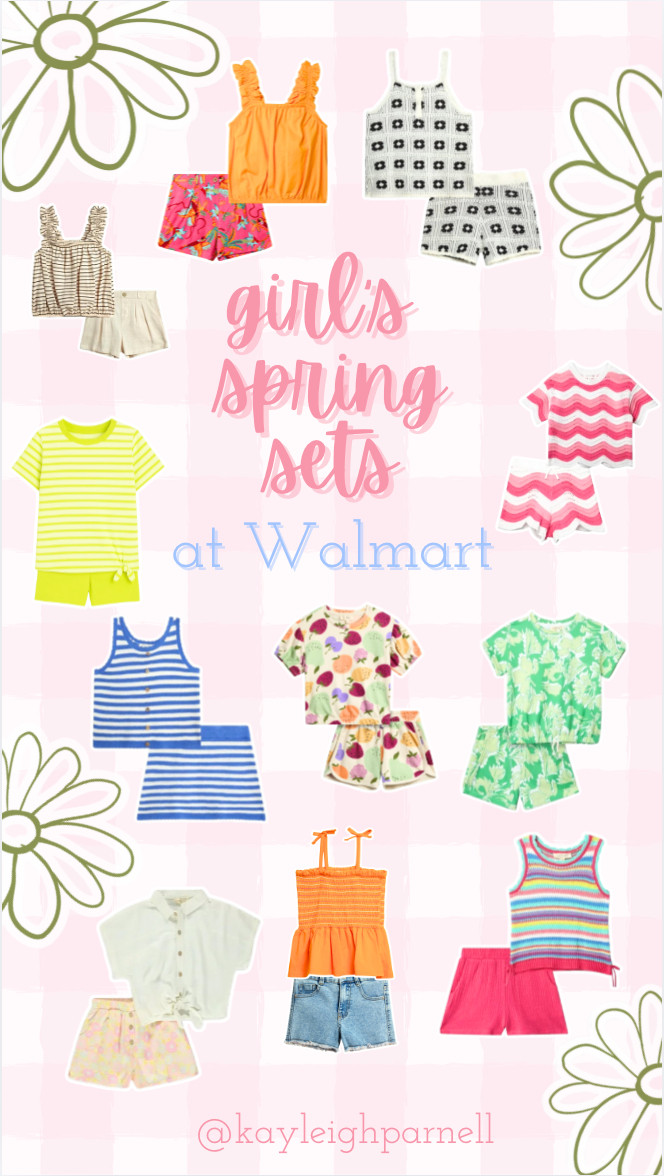 the sweetest sets for spring from @walmart 🛍️🌷 

 #LTKKids