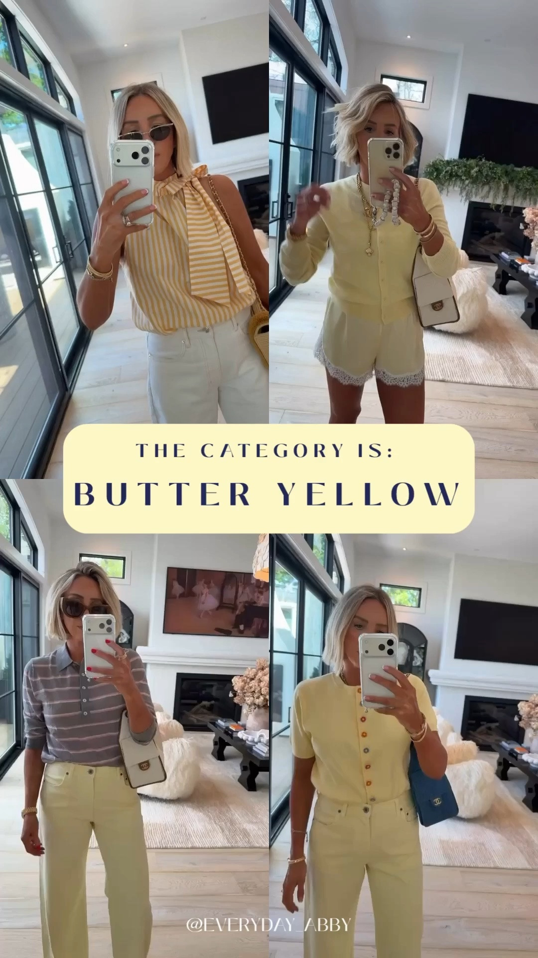 The category is: Butter Yellow 🧈 all summer long. Obsession is an understatement 🤩

#LTKgrwm #LTKootd #LTKmomlife
