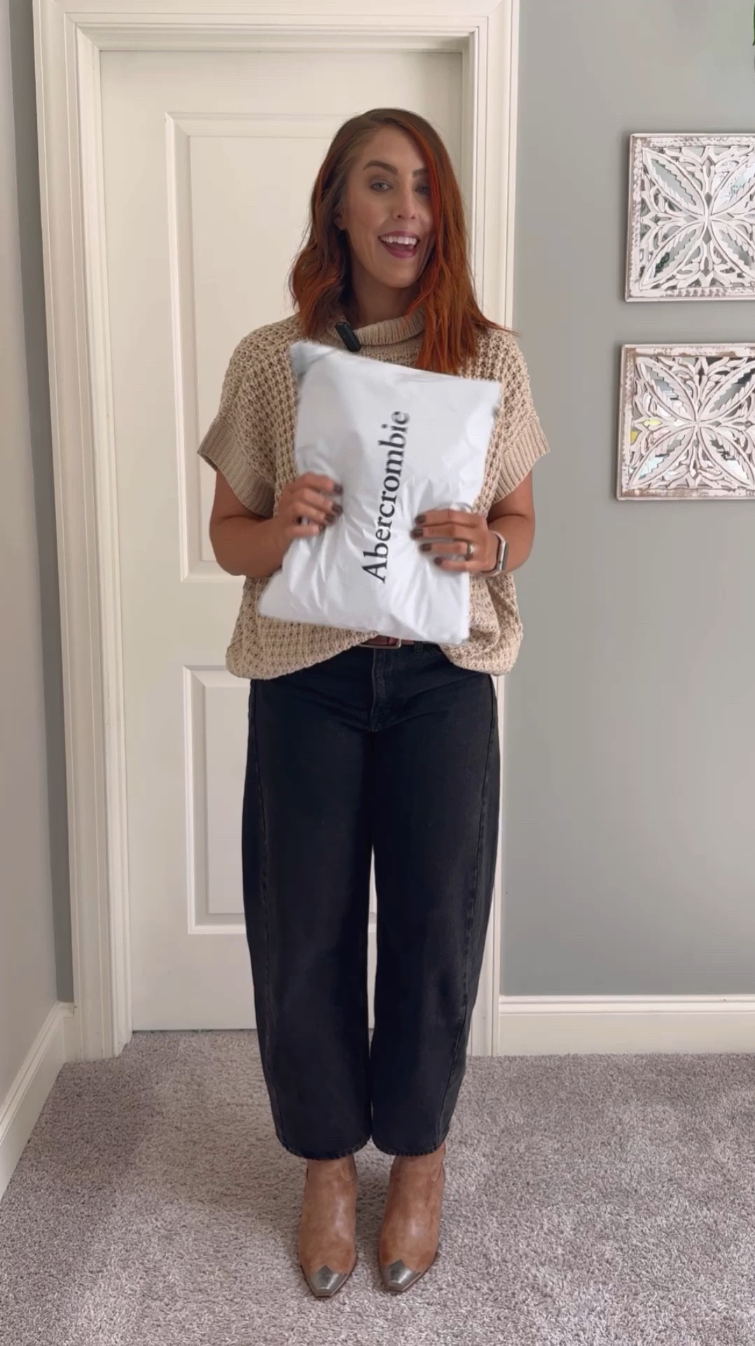 Let’s unbox my new Abercrombie order together! 

I love these barrel jeans so much I got them in a lighter wash. Also got this cute leopard mesh top for Fall! 

Get ready for the Fall sale by saving your faves! 🫶🏻

Abercrombie | sale alert | jeans | fall outfits | tall girl fashion | fall fashion | leopard | barrel jeans 

#LTKStyleTip #LTKFindsUnder100 #LTKFallSale