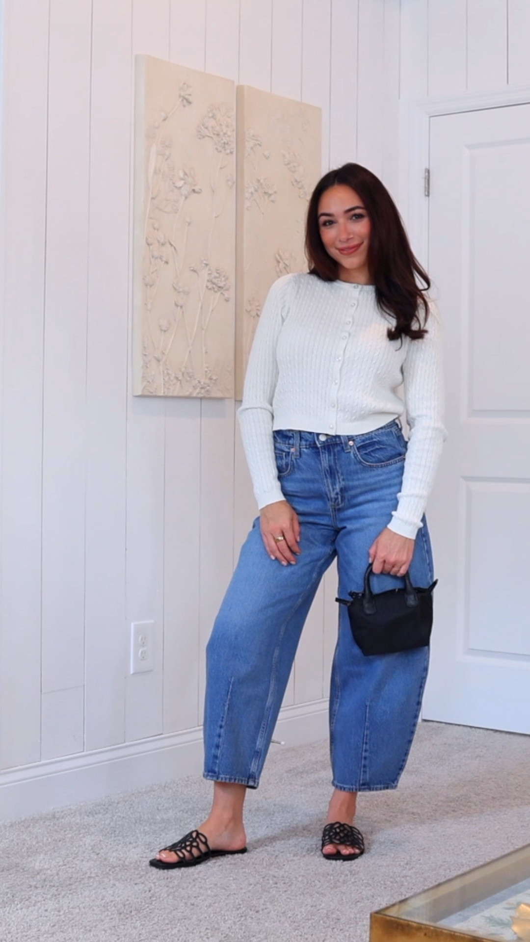 The "French Girl" find of the century! 🕊️✨ This VIRAL cable knit cardigan from Target is giving me major Sézane vibes for a fraction of the price. It’s so delicate, lightweight, and the perfect elevated basic to layer over summer dresses or pair with your favorite denim. ☁️ It’s only $25 and the quality is 10/10. I’m wearing a size small and it’s perfectly true to size. Grab this one before it sells out! 🥂🌷

#LTKunder50 #LTKunder100 #TargetStyle #SezaneDupe #FrenchGirlStyle #LuxeForLess #targetfinds 

#LTKSeasonal #LTKgrwm #LTKootd