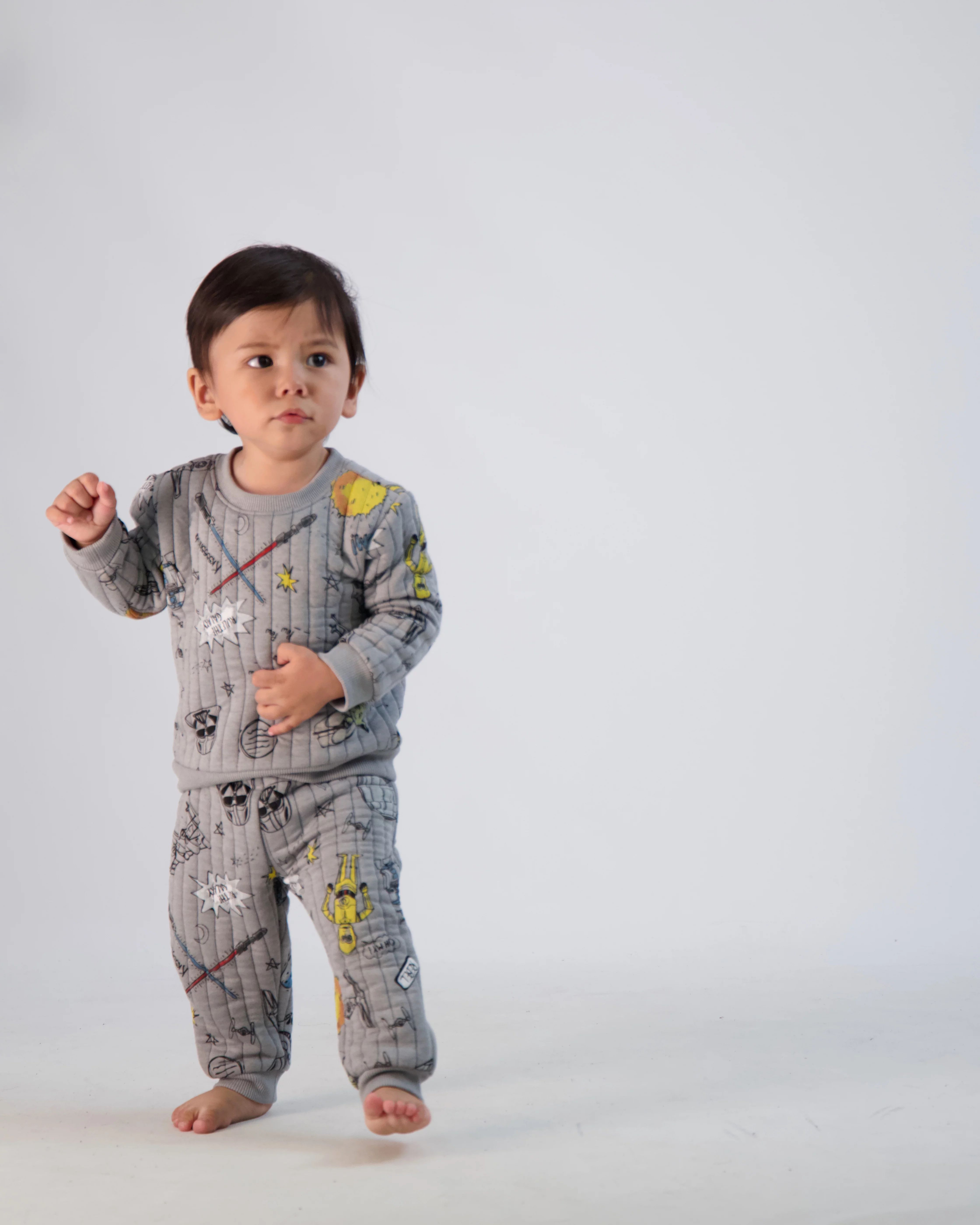 Star Wars Baby Boy Quilted Jogger Set, Sizes 0/3 Months - 24 Months | Walmart (US)