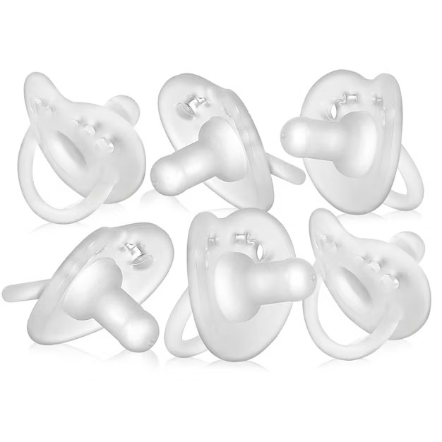 Evenflo Feeding Balance + Stage 1 Cylindrical Silicone Pacifier - 0 Months+ 6ct | Target