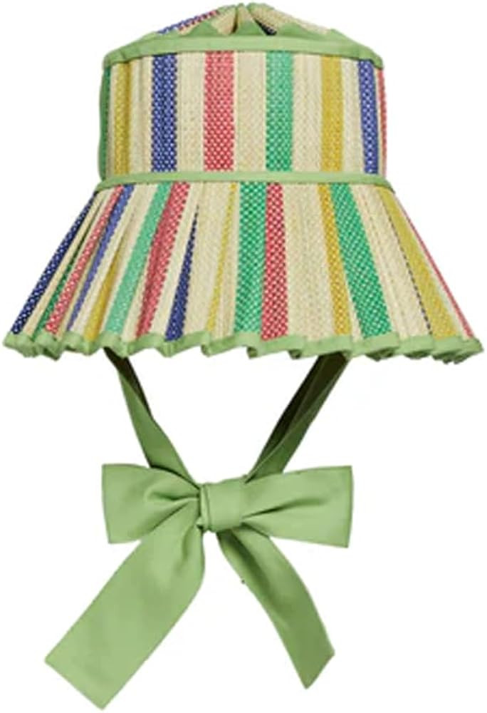 Women's Lorna Murray Hat Straw Reversible Pleated Sun Hat, Wide Brim Foldable Casual Outdoor Beac... | Amazon (US)