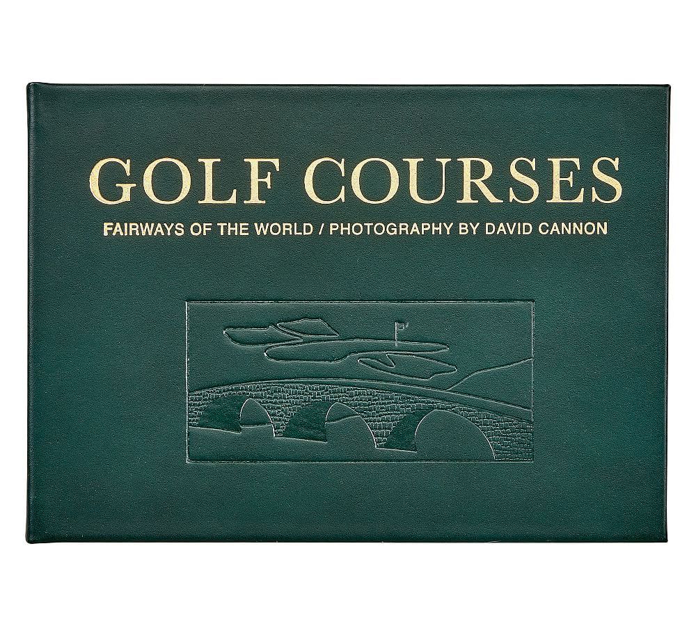 Golf Courses Leather-Bound Book | Pottery Barn (US)