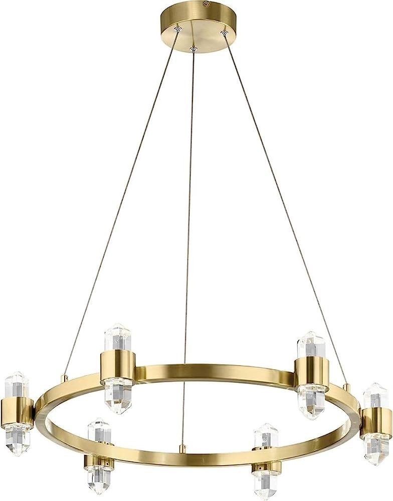 Elan 84066CG Arabella Chandelier, 12-Light LED 420 Total Watts, Champagne Gold | Amazon (US)