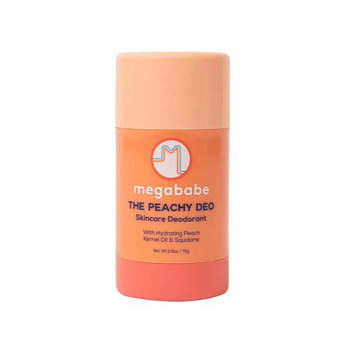 Megababe Skincare Deodorant - The Peachy Deo with Hydrating Peach Kernal Oil & Squalane | 72 hour... | Amazon (US)