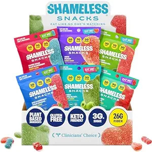 Shameless Snacks Sour Candy & Fruit Snacks - Gummy Candy Variety Pack, Keto Snacks, Sour Gummy Wo... | Amazon (US)