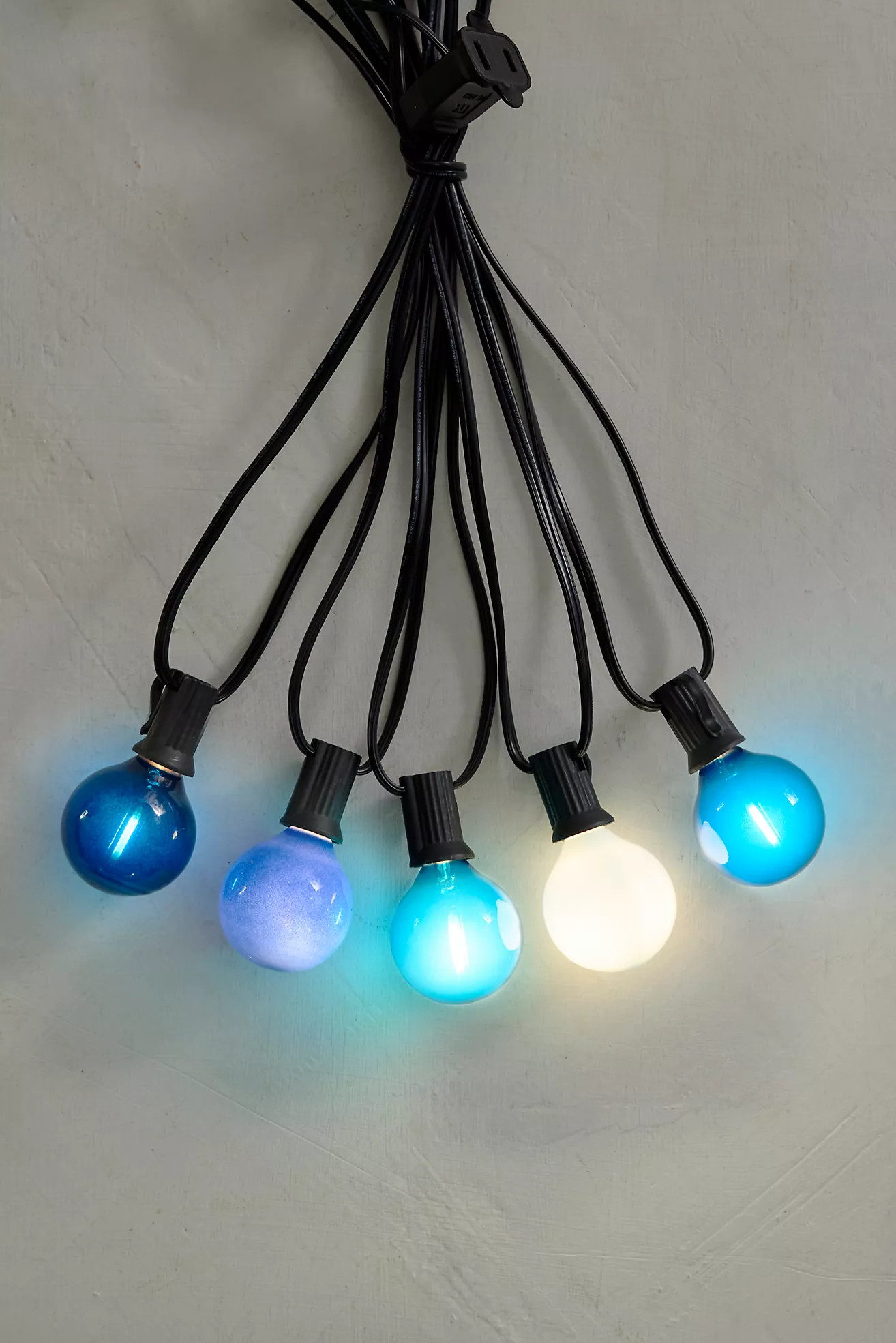 Stargazer Garden Lights, Set of 21 Bulbs, Midnight Blues | Anthropologie (US)